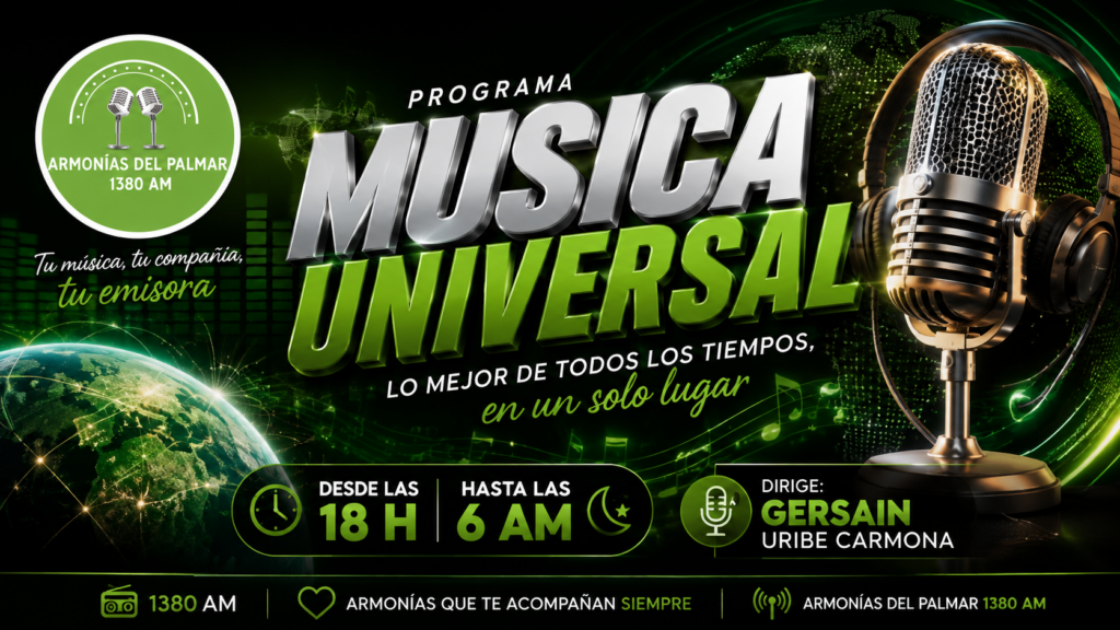 🎙️🌎 MÚSICA UNIVERSAL 🌎🎙️